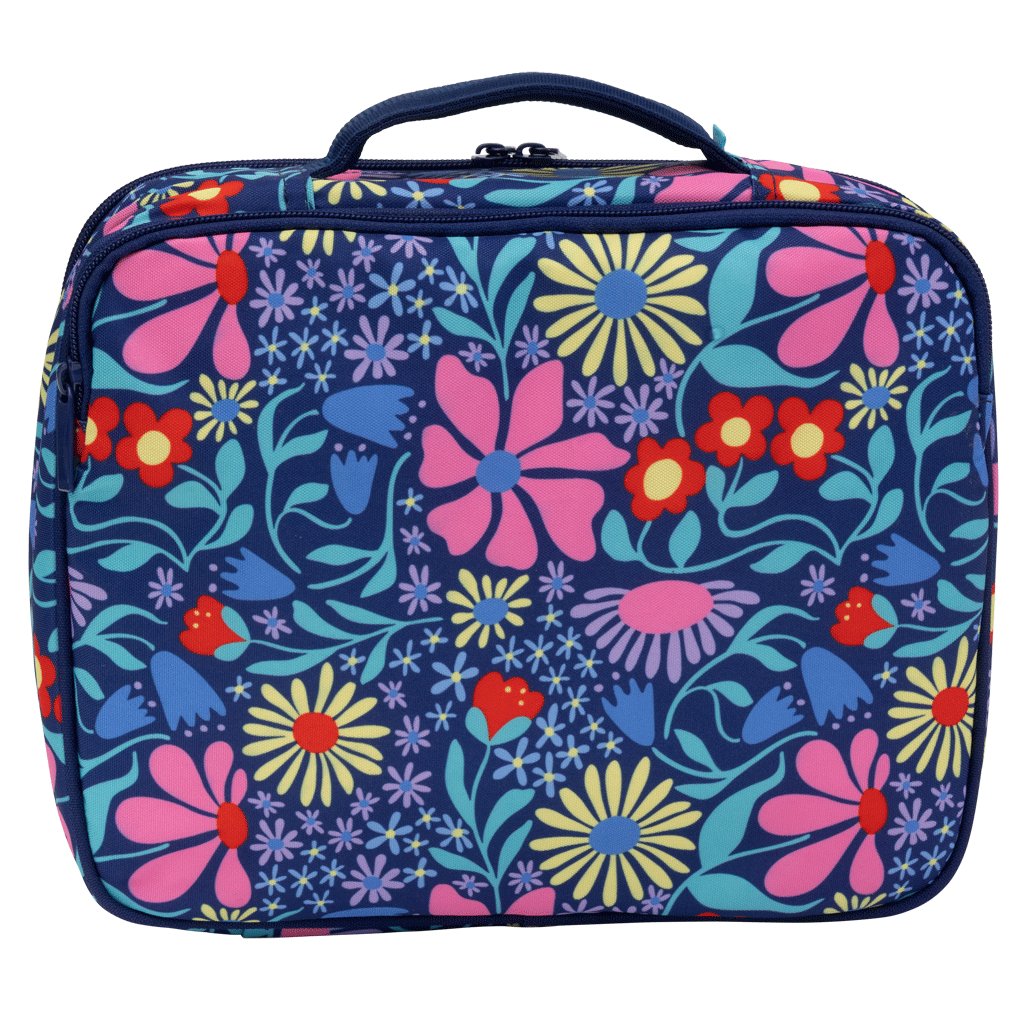 Spencil Big Cooler Lunch Bag + Chill Pack - FLOWER FUN