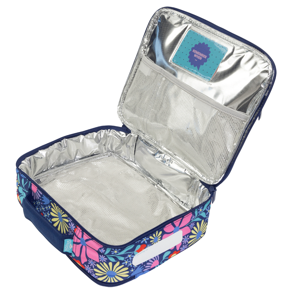 Spencil Big Cooler Lunch Bag + Chill Pack - FLOWER FUN