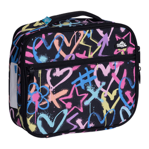 Spencil Big Cooler Lunch Bag + Chill Pack - HEARTS AND CROSSES