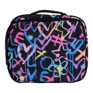 Spencil Big Cooler Lunch Bag + Chill Pack - HEARTS AND CROSSES