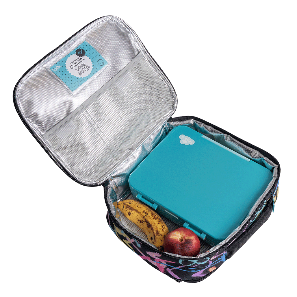 Spencil Big Cooler Lunch Bag + Chill Pack - HEARTS AND CROSSES