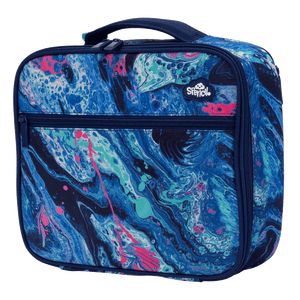 Spencil Big Cooler Lunch Bag + Chill Pack - Liquid Marble