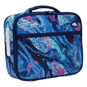 Spencil Big Cooler Lunch Bag + Chill Pack - Liquid Marble