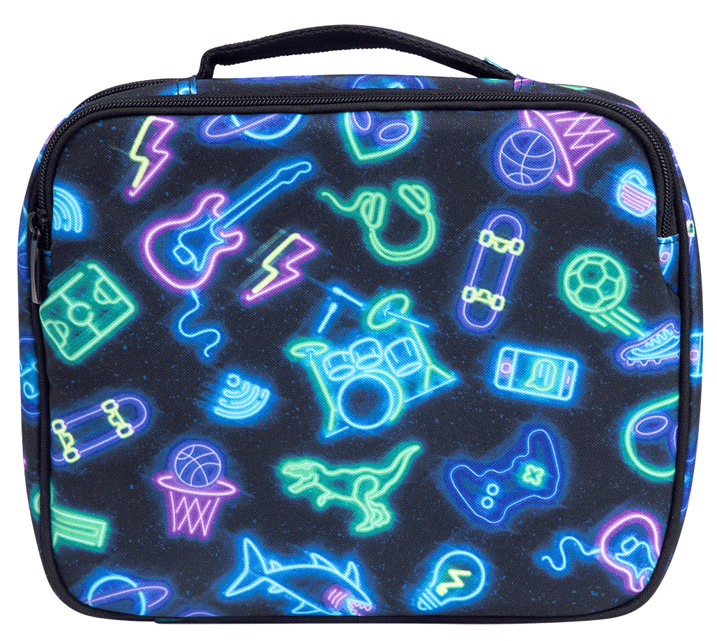 Spencil Big Cooler Lunch Bag + Chill Pack - NEON LIFE