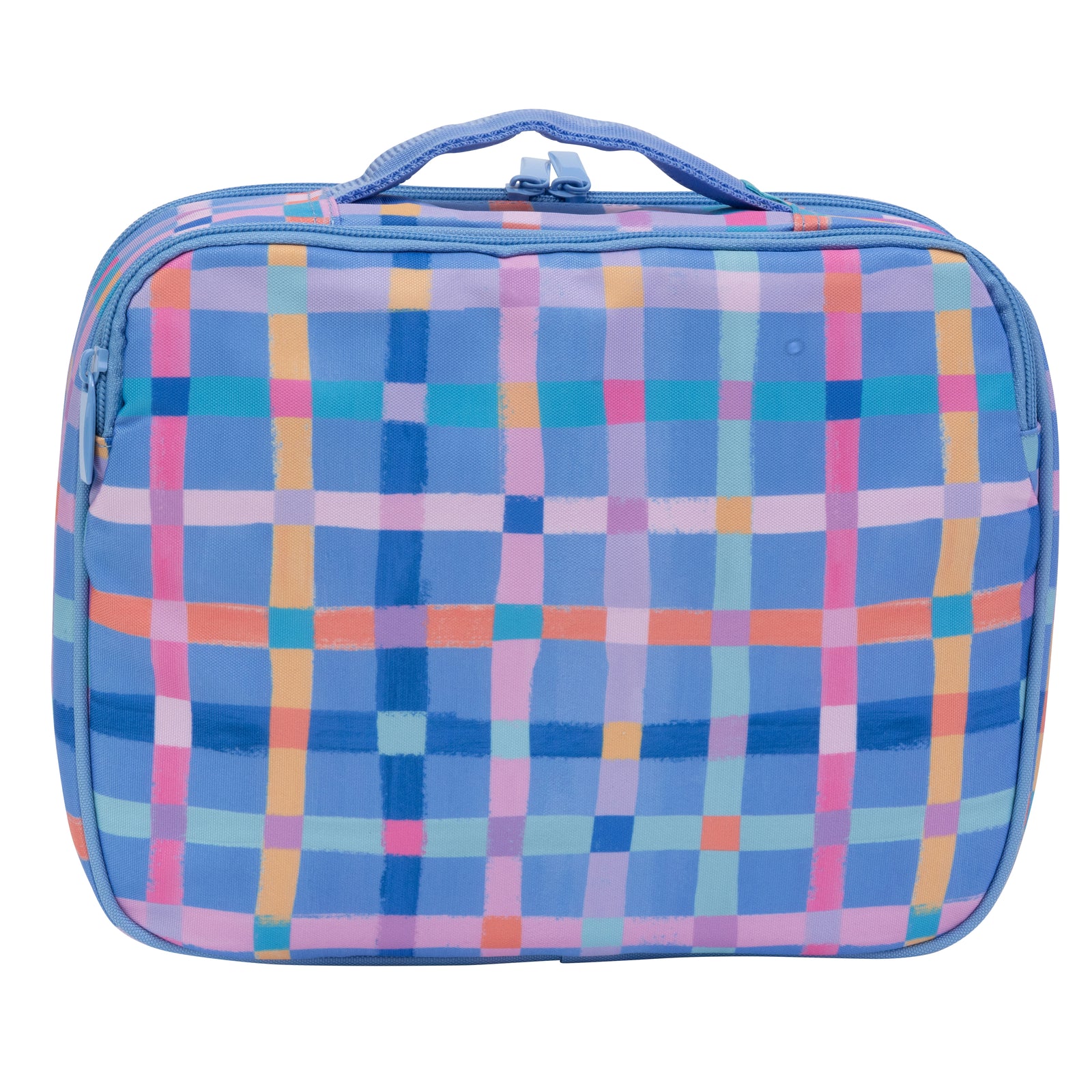 Spencil Big Cooler Lunch Bag + Chill Pack - PASTEL PLAID