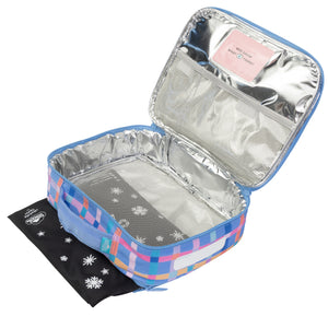 Spencil Big Cooler Lunch Bag + Chill Pack - PASTEL PLAID
