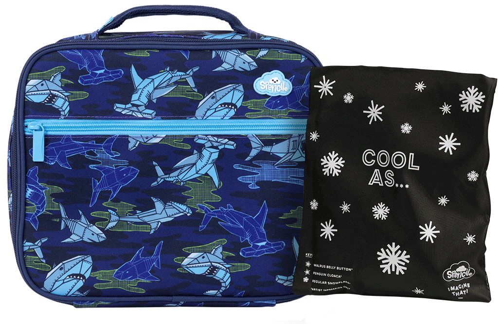 Big Cooler Lunch Bag - Robo Shark