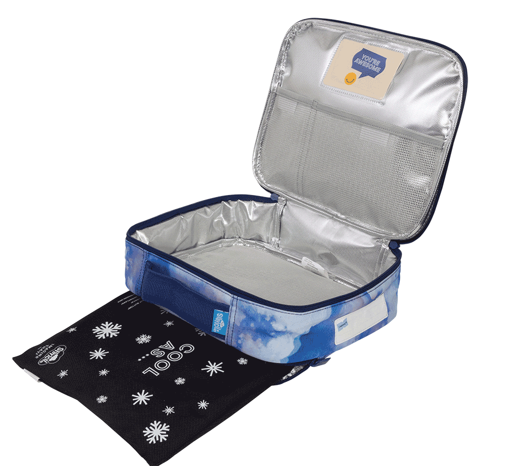 Spencil Big Cooler Lunch Bag + Chill Pack - SKY DANCER