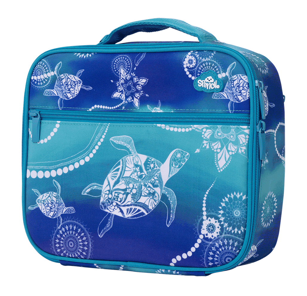 Spencil Big Cooler Lunch Bag + Chill Pack - TURTLE OF LIFE