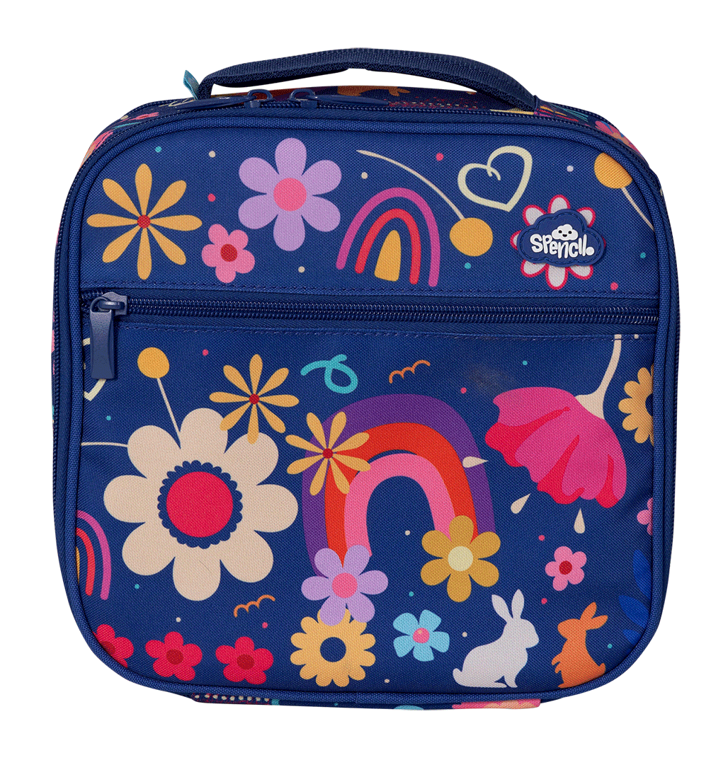 Spencil Little Cooler Lunch Bag + Chill pack FLOWER POWER