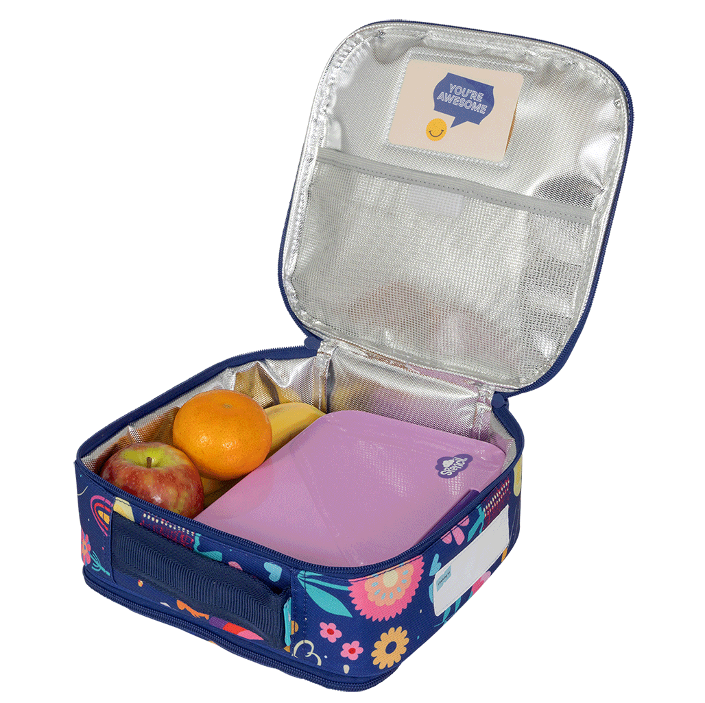 Spencil Little Cooler Lunch Bag + Chill pack FLOWER POWER