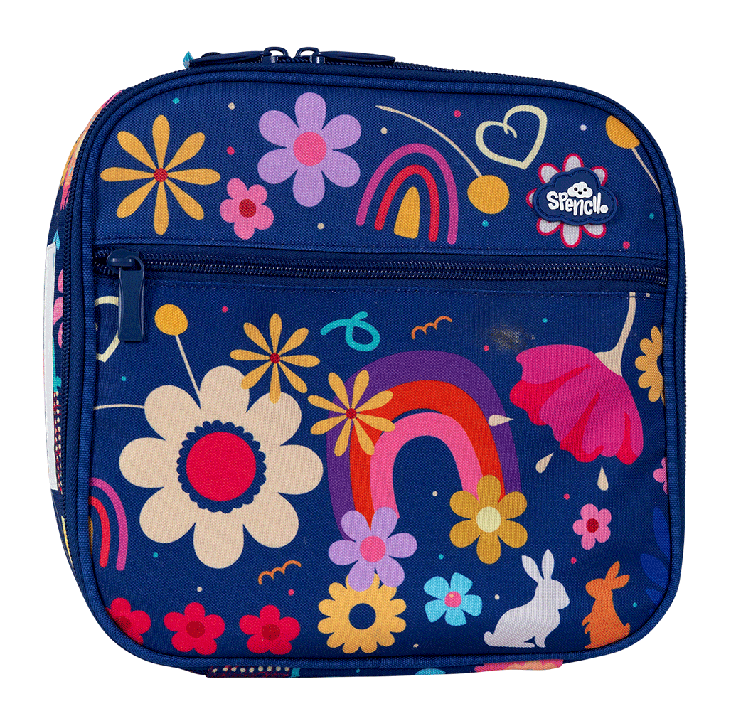 Spencil Little Cooler Lunch Bag + Chill pack FLOWER POWER