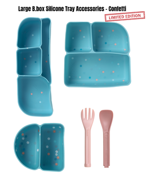 Large B.box and Snack box Insert Bundle - Confetti - LIMITED EDITION
