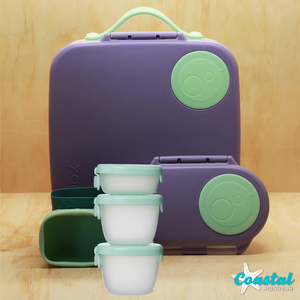 B.box Lilac Pop - Large Lunch Set