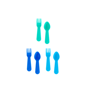 Lunch Punch Fork and Spoon Set - Burst