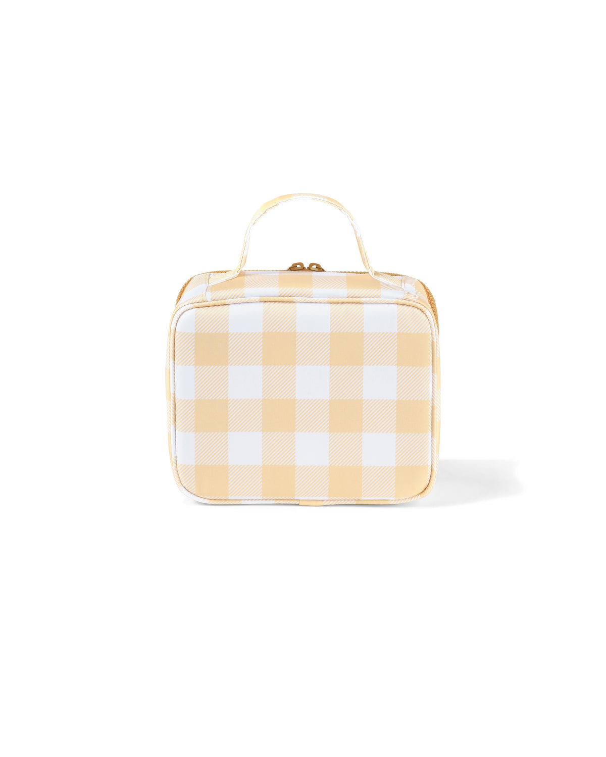 Oioi Mini Insulated Lunch Bag - Beige Gingham