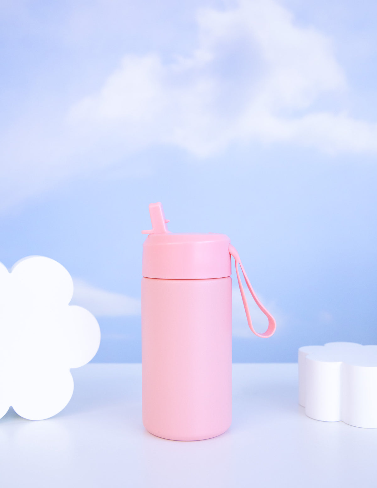 350ml Drink Bottle Sipper - Camellia