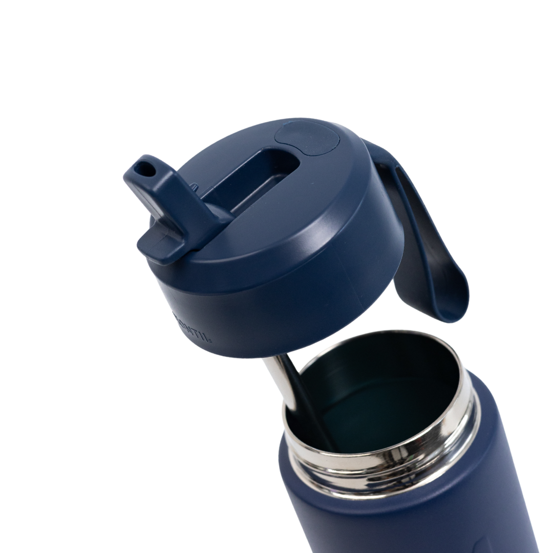 MontiiCo 475ml Drink Bottle Sipper - Navy
