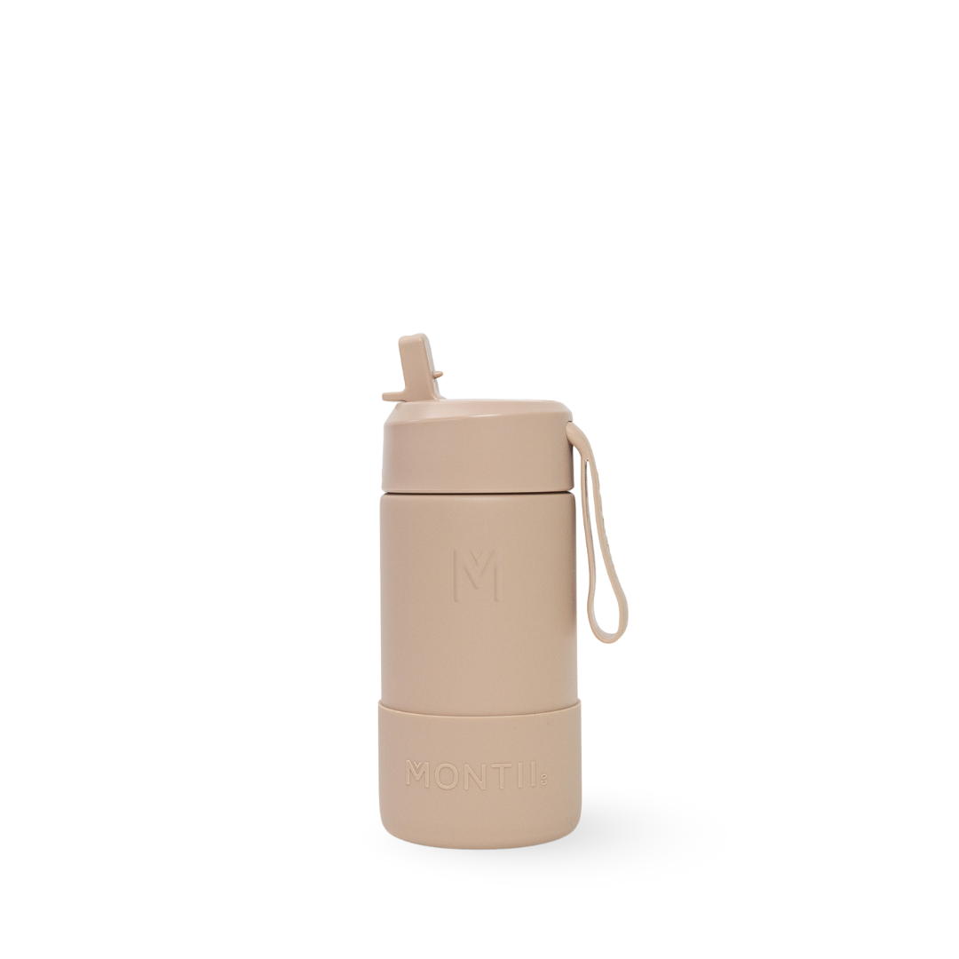 MontiiCo 350ml Drink Bottle Sipper - Sand