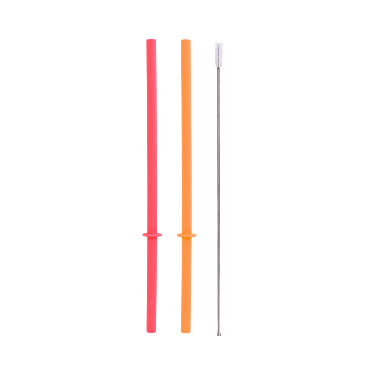 Flexi Stopper Straw Set - Tangerine &amp; Watermelon