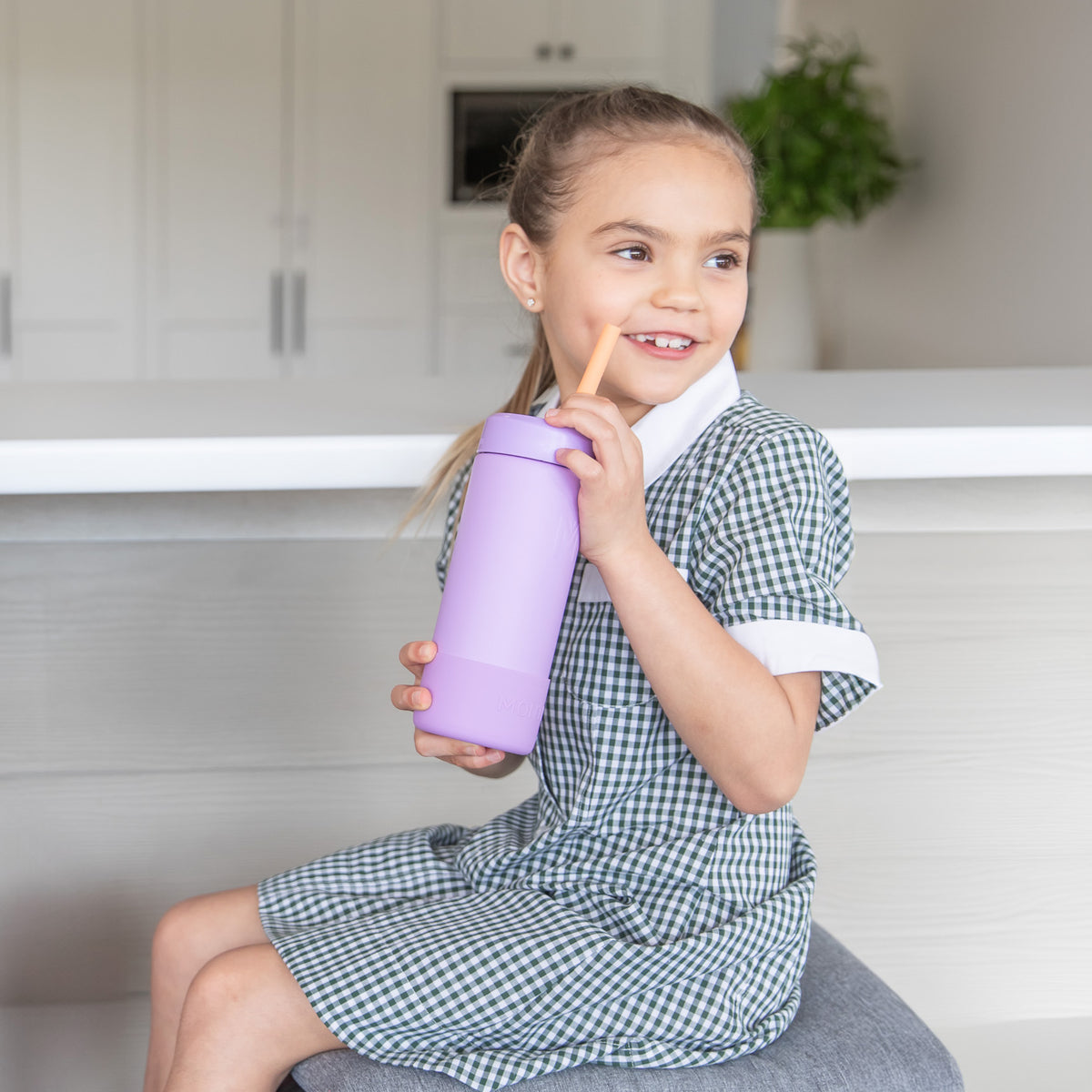 Flexi Stopper Straw Set - Tangerine &amp; Watermelon