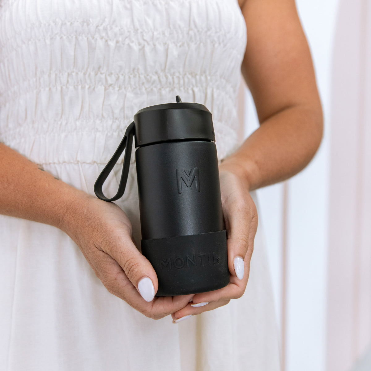 MontiiCo FUSION 350ML Drink Bottler with Sipper Lid - Midnight