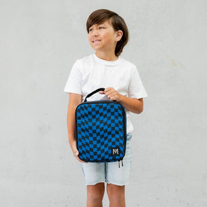 MontiiCo Large Insulated Lunch Bag - Retro Check