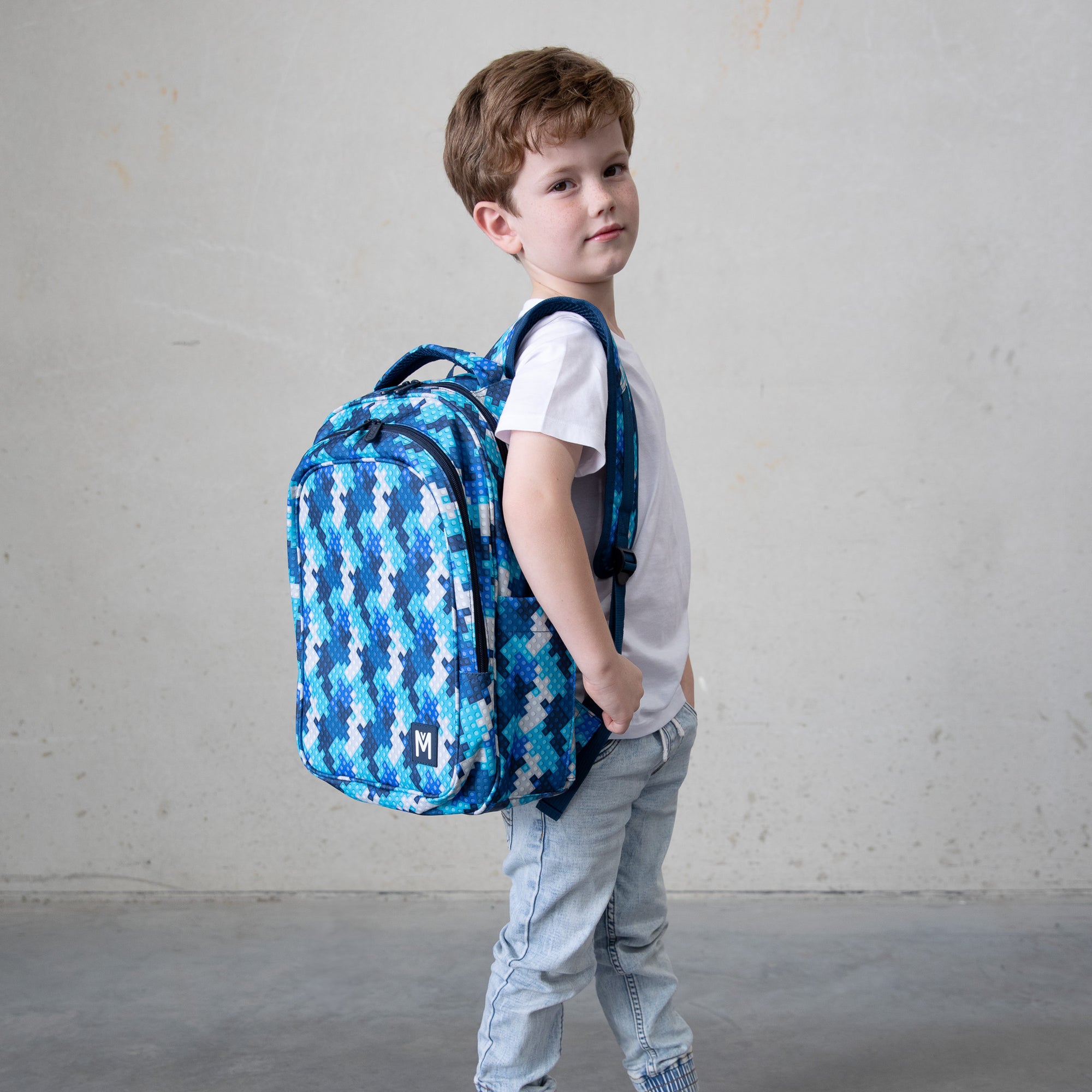 MontiiCo Junior Backpack - Block Land