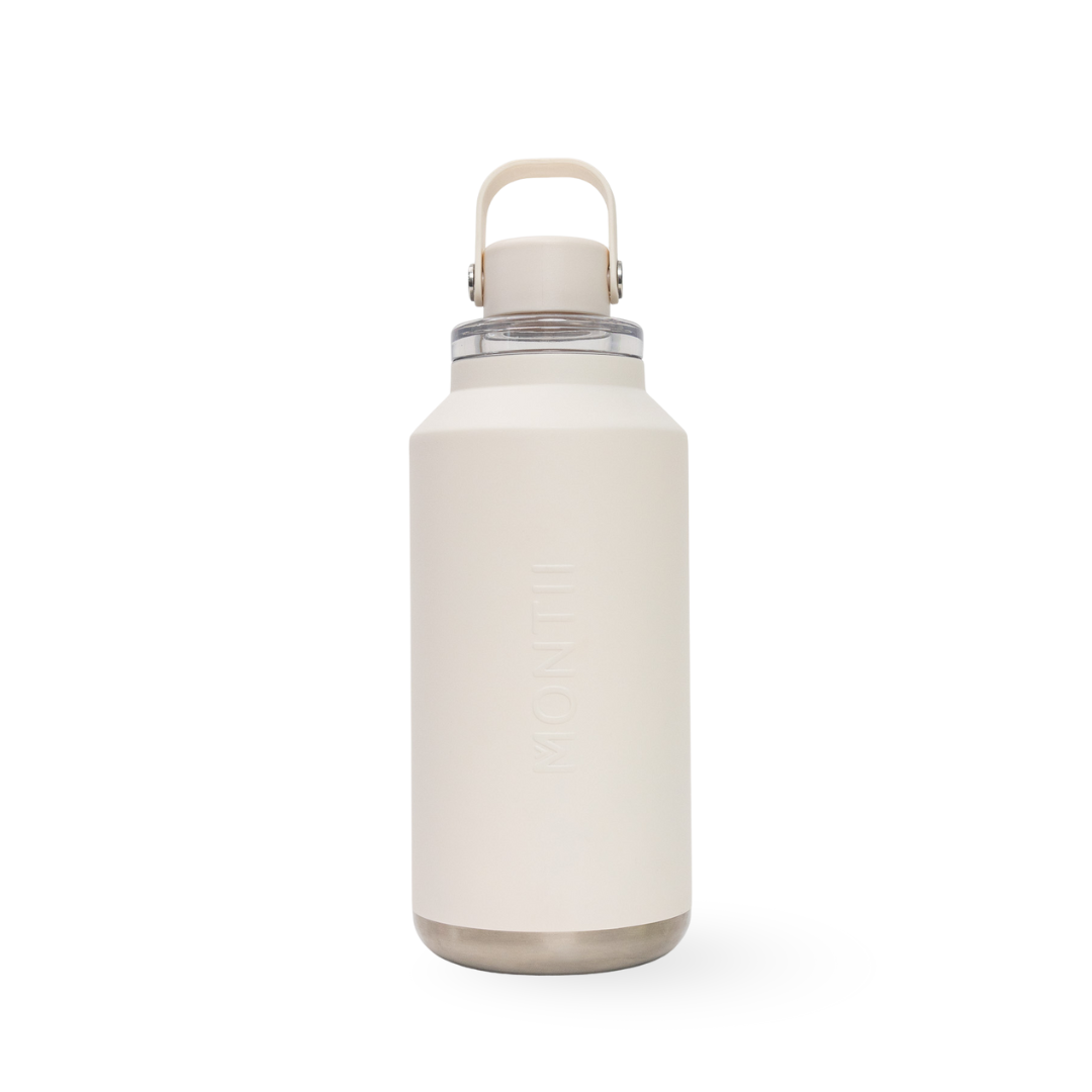 Montii.Co 1 Litre Quench Drink Bottle - Cream