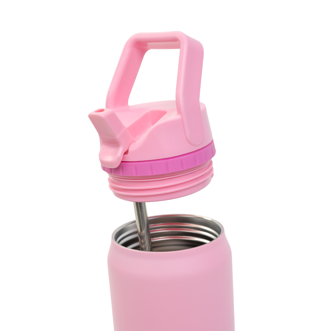 Montii.Co Drink Bottle Sport Sipper Lid 450ml - Bubblegum
