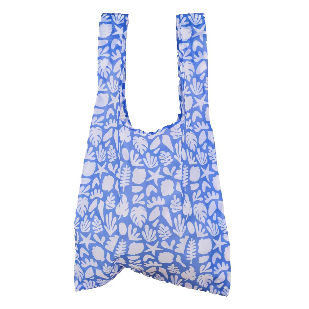 MontiiCo Reusable Shopper Bag - Coastal