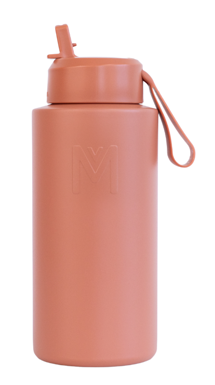 Montii.co Fusion Sipper Lid + Straw 1L - Clay
