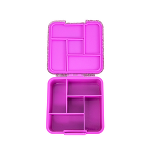 Bento Five Lunch Box - Magenta Glitter LIMITED EDITION