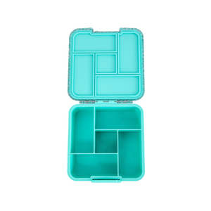 Bento Five Lunch Box - Turquoise Glitter - LIMITED EDITION