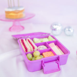 Bento Five Lunch Box - Magenta Glitter LIMITED EDITION