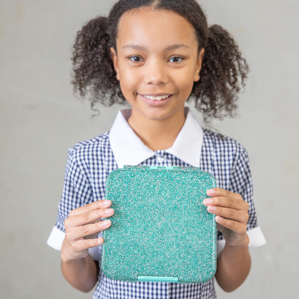 Bento Five Lunch Box - Turquoise Glitter - LIMITED EDITION