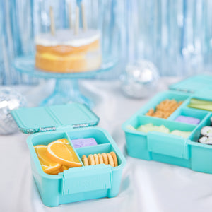 Bento Five Lunch Box - Turquoise Glitter - LIMITED EDITION