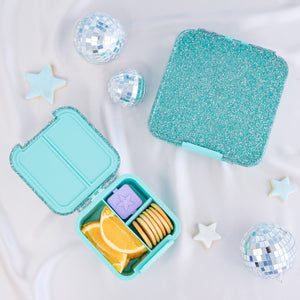 Bento Five Lunch Box - Turquoise Glitter - LIMITED EDITION