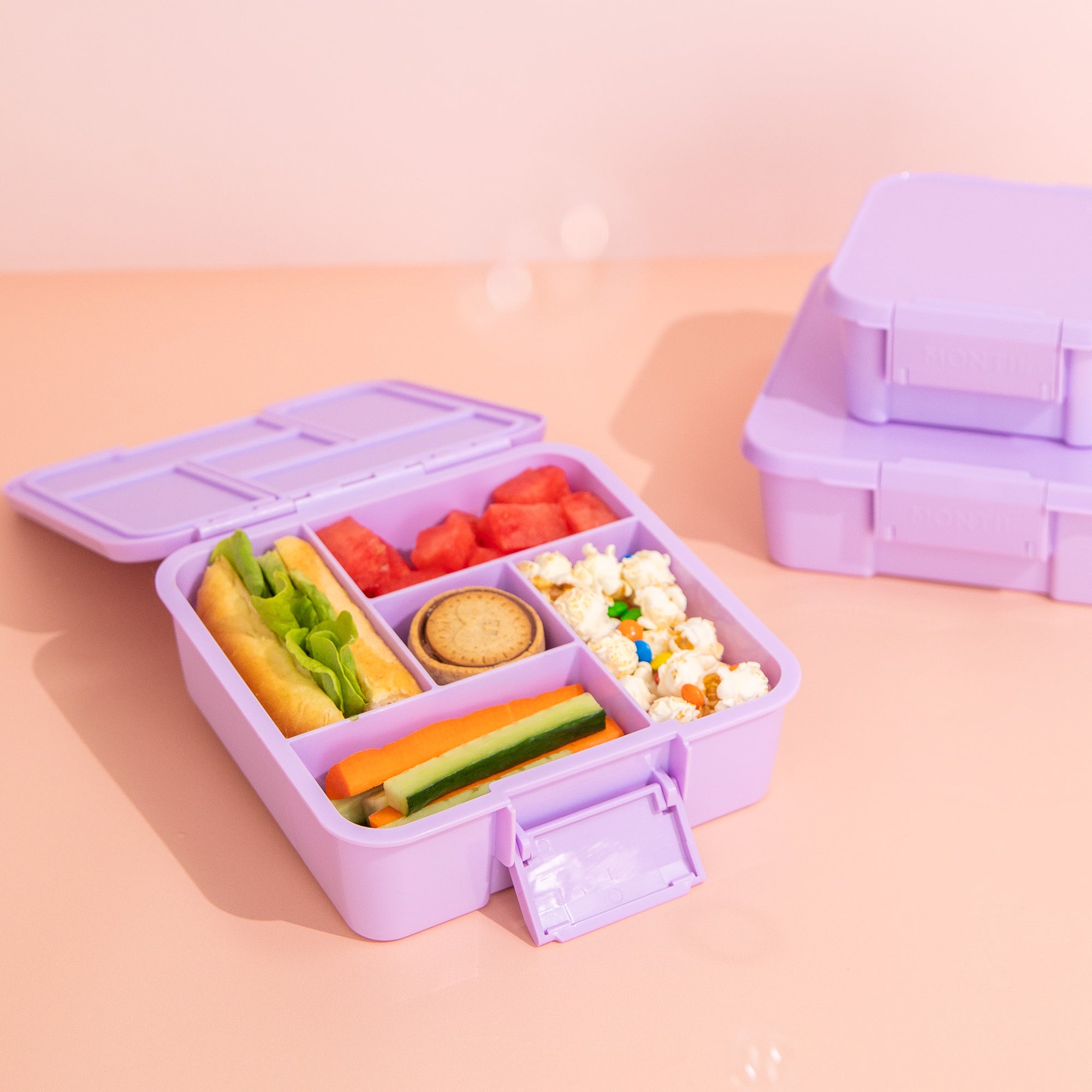 Montiico Bento Five Lunch Box - Lilac