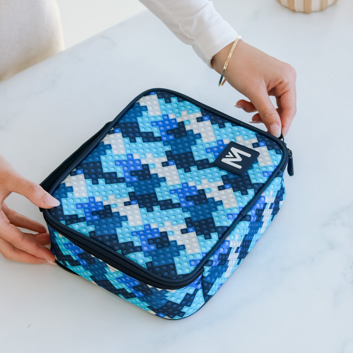 MontiiCo Medium Insulated Lunch Bag - Blockland