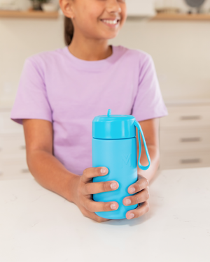 MontiiCo FUSION 350ML Drink Bottle with Sipper Lid  - COASTAL