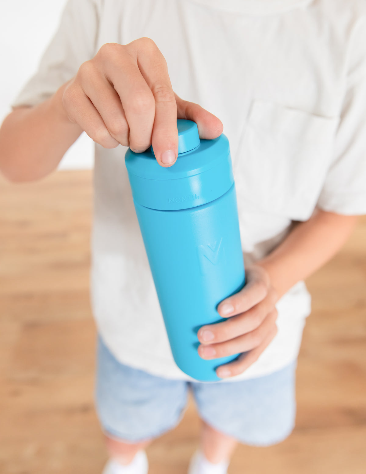 MontiiCo Fusion 475ml Protein Shaker - Coastal