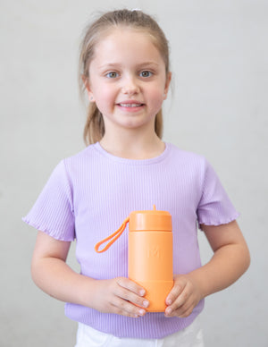 350ml Drink Bottle Sipper - Tangerine