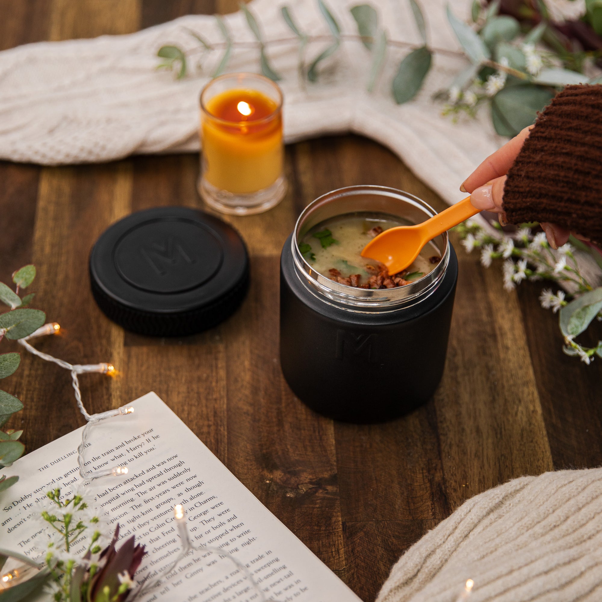 Montiico Insulated Food Jar - Midnight - Orders open 28/4/2025