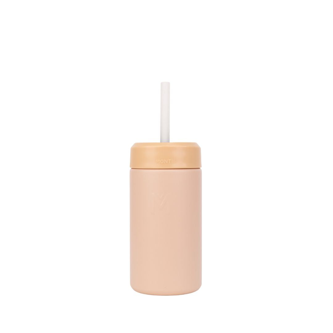 MONTII.CO FUSION 350ml Smoothie Cup &amp; Straw - Dune