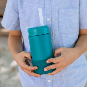 MONTII.CO FUSION 350ml Smoothie Cup & Straw - Pine