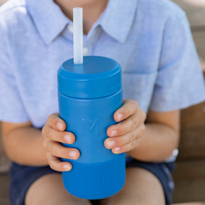 MONTII.CO FUSION 350ml Smoothie Cup & Straw - Reef