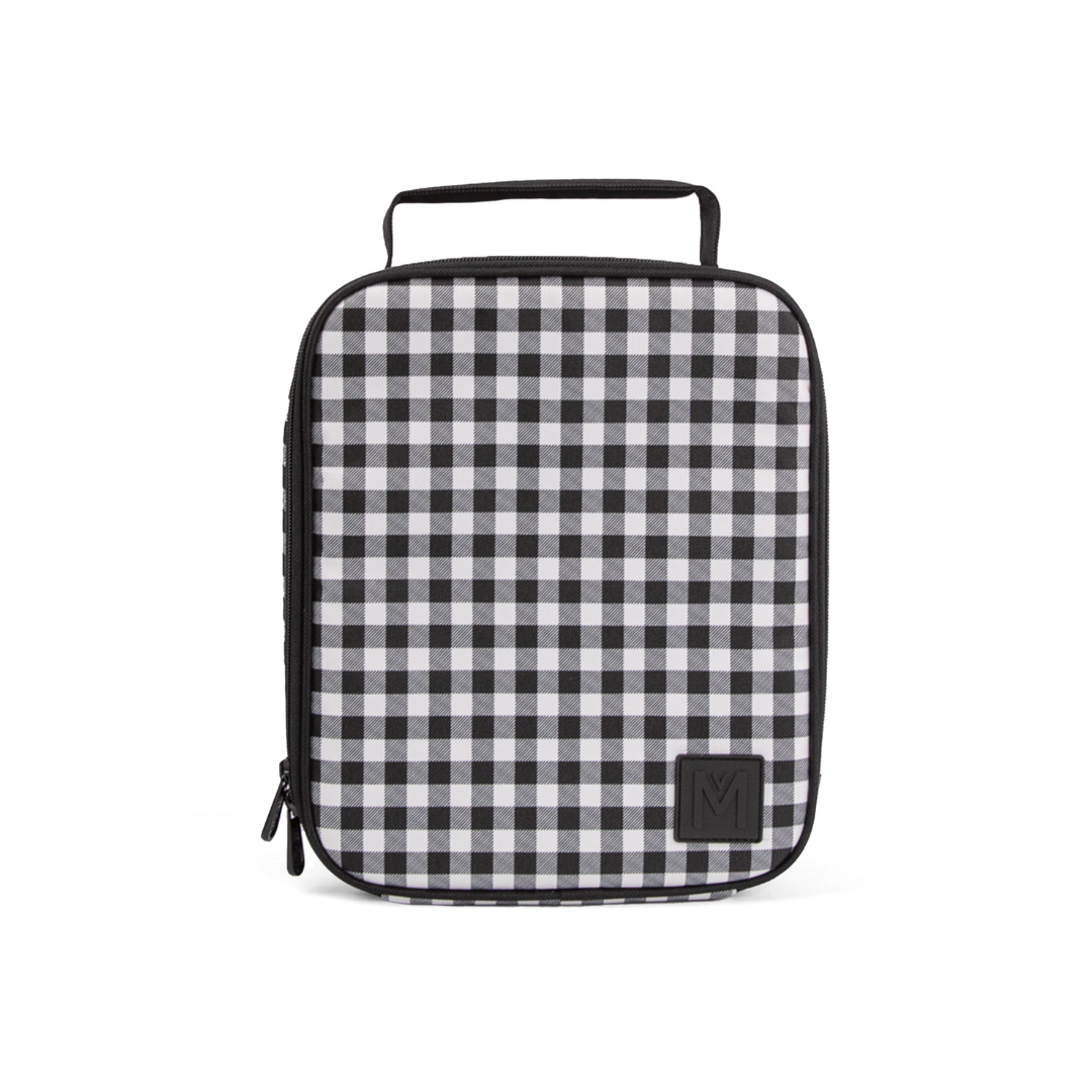 Montiico Insulated Lunch bag - Large - Black Gingham