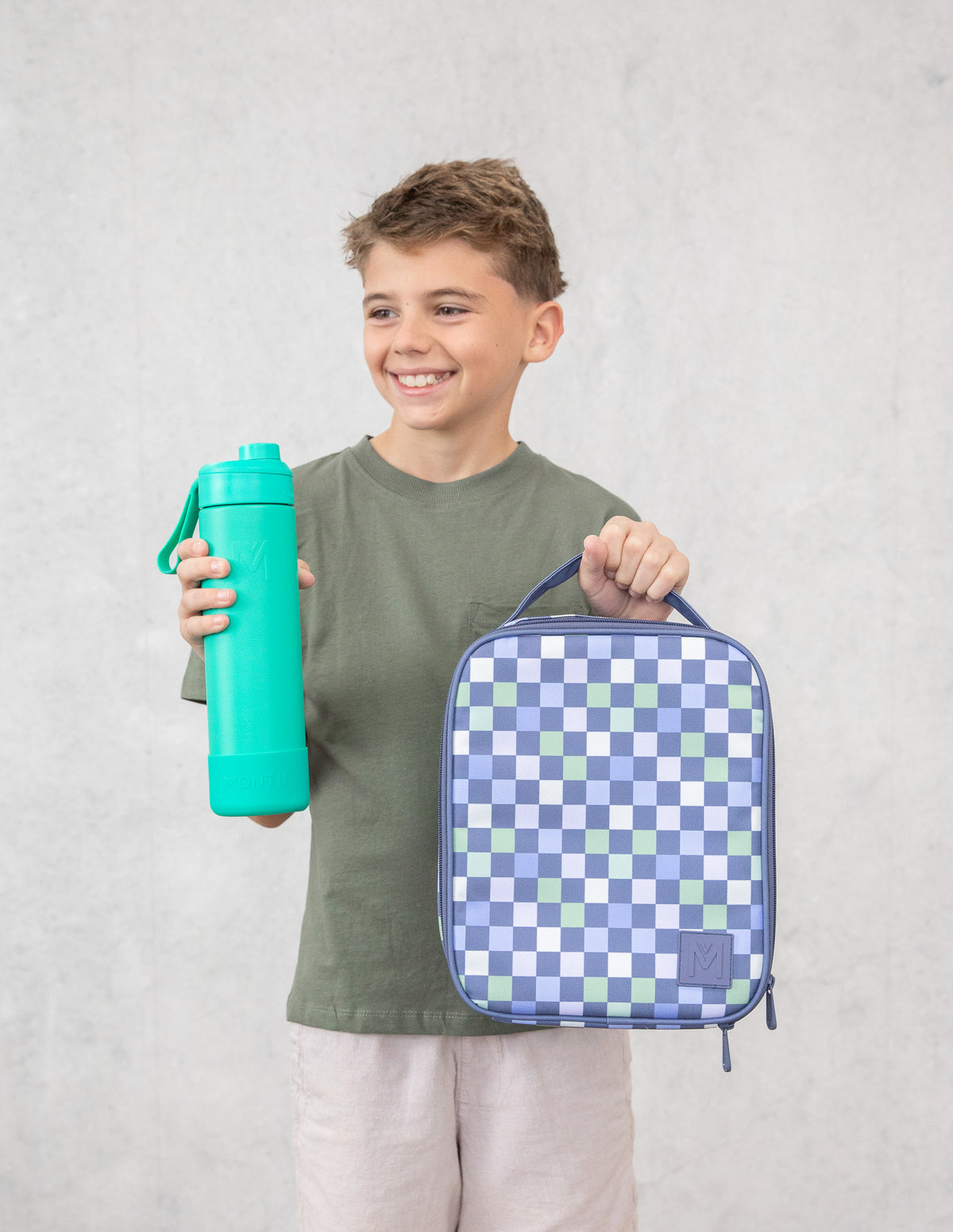 Montiico Insulated Lunch bag - Large - Checkmate