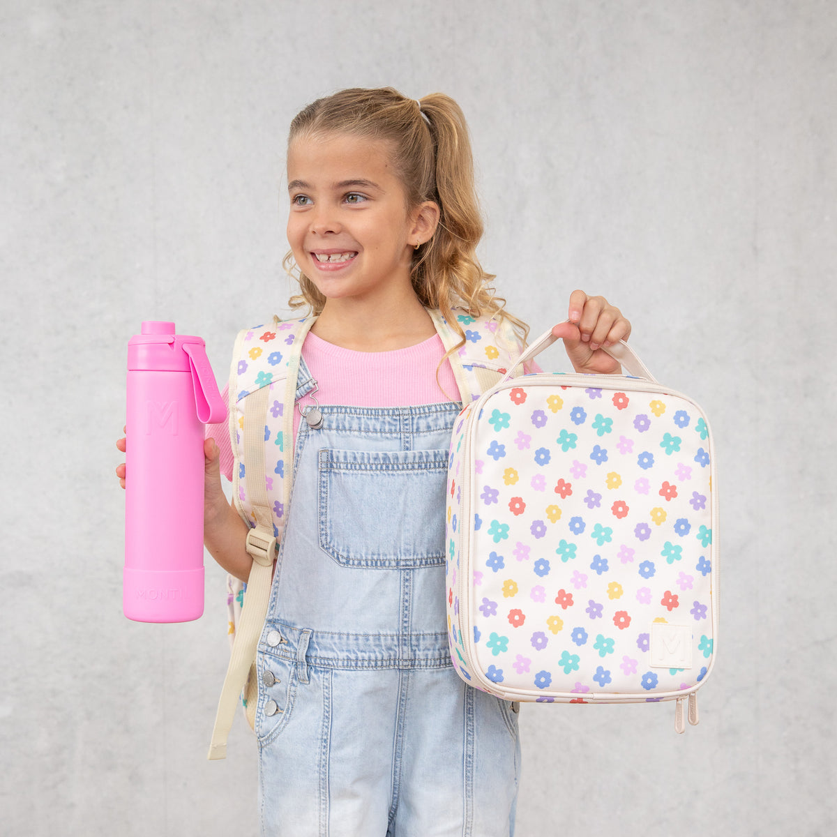 Montiico Insulated Lunch bag - Large - Daisy Dream